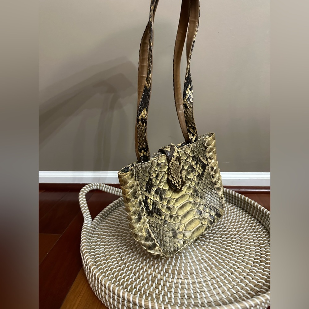 Kleinberg Sherrill Python  Shoulder Bag